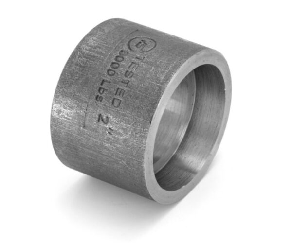 Socket Weld Socket Forged 3000 LBS BLACK
